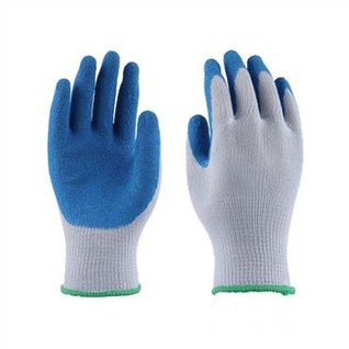 Gants enduits de latex froissé à 5 fils